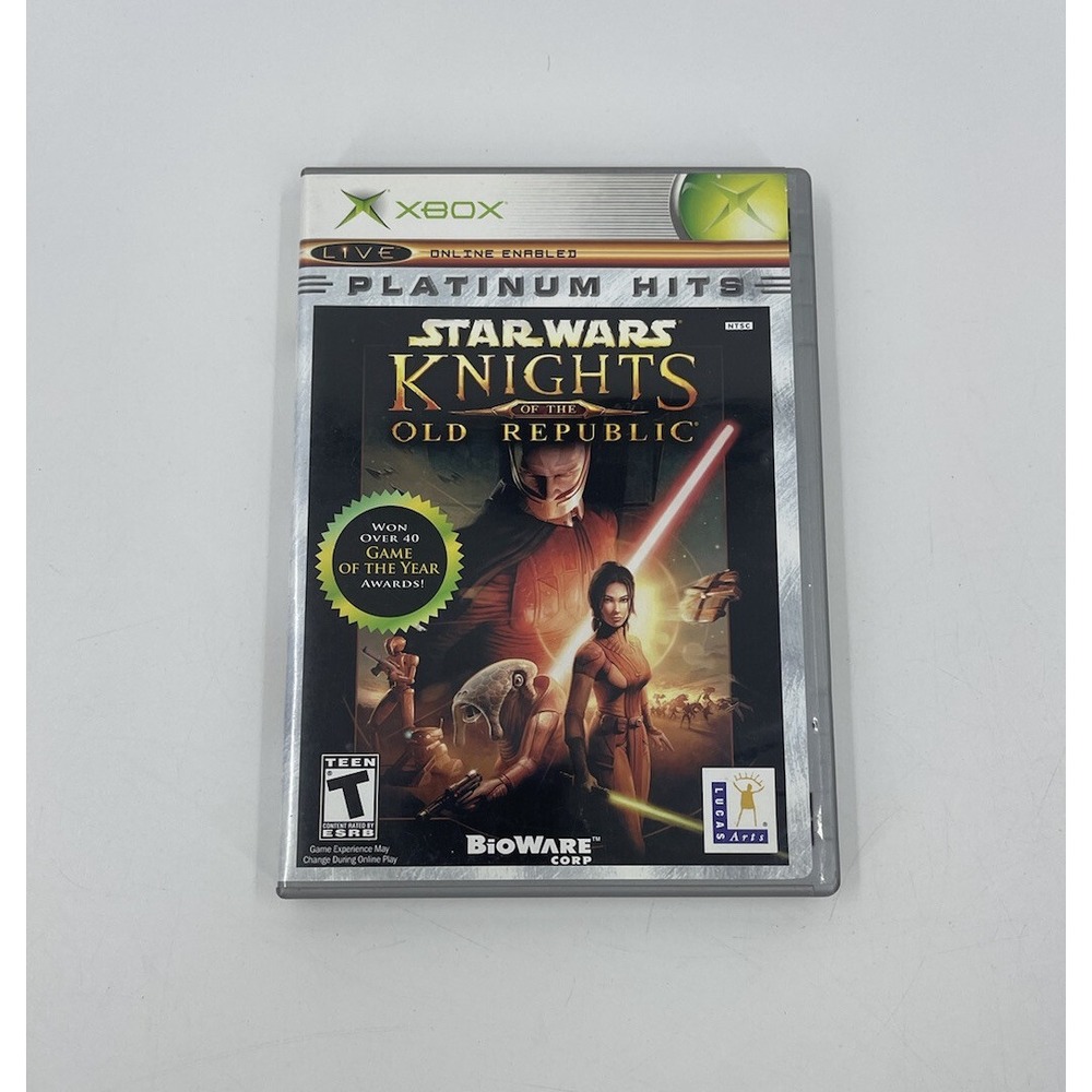 Star Wars: Knights of the Old Republic Platinum Hits‎ Original Xbox TESTED
